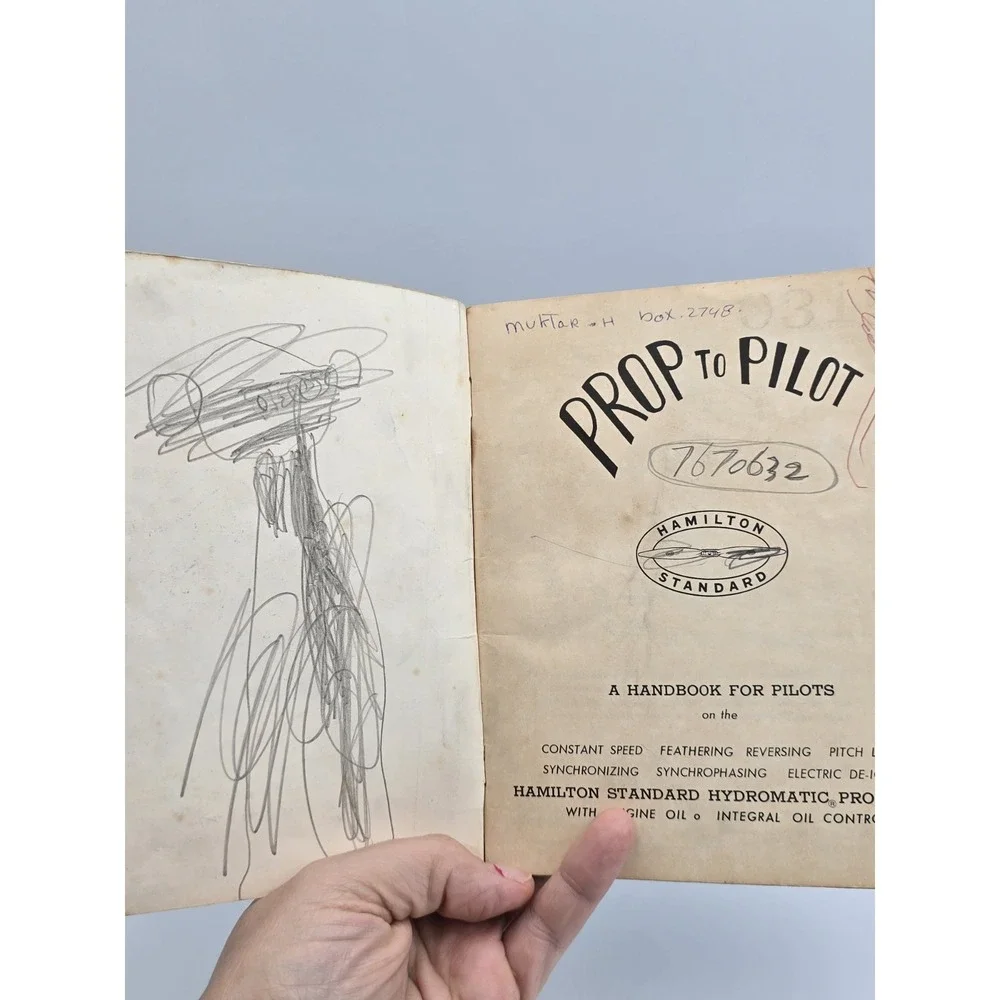 Hamilton Standard Prop to Pilot A Handbook for Pilots 1958 Original, Some Damage